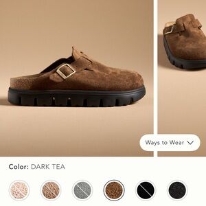 Birkenstock Boston chunky clogs sz 38